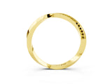 Yellow gold Pavé Round Yellow Sapphire Twist Band_27