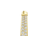 Yellow gold Pave Round Diamond Beaded Band with Shared Prong Setting_9