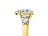 Yellow gold Pear Cut Diamond Five-Stone Prong Set White Gold Ring_57