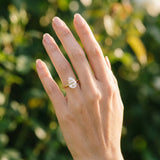 Yellow gold Pear Cut Diamond Solitaire Engagement Ring with Classic Band and Four-Prong Setting_170