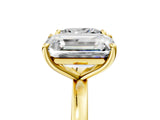 Yellow gold Princess and Emerald Cut Toi Moi Ring with Prong Setting_54