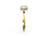 Yellow gold Radiant Brilliant Solitaire Engagement Ring with Six-Prong Setting and Classic Band_22