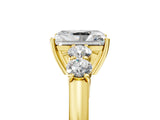 Yellow gold Radiant Cut Diamond Five-Stone Prong Set White Gold Ring_57