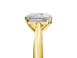 Yellow gold Radiant Cut Diamond Solitaire Engagement Ring with Cathedral Setting and Four-Prong Mount_57