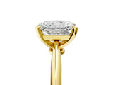 Yellow gold Radiant Cut Diamond Solitaire Engagement Ring with Classic Band and Four-Prong Setting_32