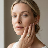 Yellow gold Radiant Cut Halo Pave Split Shank Prong Setting Ring_13