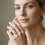 Yellow gold Radiant Cut Solitaire Ring with Four-Prong Setting and Classic Band_13