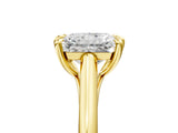 Yellow gold Radiant Solitaire Engagement Ring with Six-Prong Setting and Classic Band 5