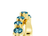 Yellow gold Round Blue Topaz Prong-Set Crossover Band_11