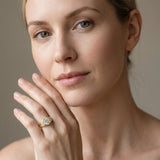 Yellow gold Round Brilliant Solitaire Milgrain Bezel Engagement Ring_13