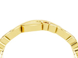 Yellow gold Round Citrine Leaf Eternity Band with Bezel Setting_40