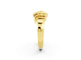Yellow gold Round Citrine Multi-Row Crossover Band_8