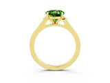Yellow gold Round Cut Cut Channel Set Solitaire Engagement Ring with Four-Prong Setting_27