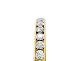 Yellow gold Round Cut Diamond Channel Set Eternity Band_9