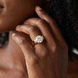 Yellow gold Round Cut Diamond Channel Set Solitaire Ring with Four-Prong Setting_20