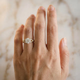 Yellow gold Round Cut Diamond Solitaire Ring with Four-Prong Setting and Twisted Pavé Band_41