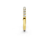Yellow gold Round Diamond Channel Set Eternity Band_6