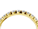 Yellow gold Round Diamond Channel Set Eternity Band_8