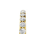 Yellow gold Round Diamond Channel Set Eternity Band_9
