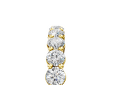 Yellow gold Round Diamond Half-Eternity Prong-Set Band_93