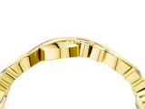Yellow gold Round Diamond Leaf Eternity Band with Bezel Setting_138