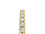 Yellow gold Round Diamond Pavé Eternity Band_9