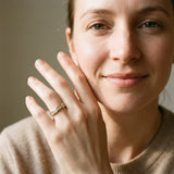Yellow gold Round Diamond Pavé Set Eternity Band with Channel Setting_21