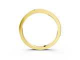 Yellow gold Round Diamond Pavé Set Eternity Band with Channel Setting_7