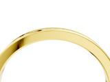 Yellow gold Round Diamond Pavé Set Half-Eternity Band_22