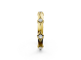 Yellow gold Round Diamond Prong-Set Milgrain Eternity Band_25
