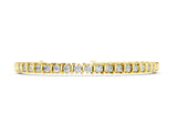 Yellow gold Round Diamond Spiral Tennis Bracelet with Prong Setting_14