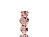 Yellow gold Round Morganite Scalloped Prong Set Eternity Band_23