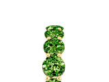 Yellow gold Round Peridot Shared Prong Eternity Band_11