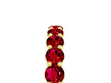 Yellow gold Round Ruby Half-Eternity Prong-Set Band_11