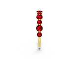 Yellow gold Round Ruby Scalloped Prong Set Eternity Band_20