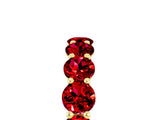 Yellow gold Round Ruby Shared Prong Eternity Band_11