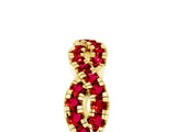 Yellow gold Round Ruby Twisted Eternity Band with Pavé and Shared Prong Setting_27