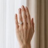 Yellow gold Round Solitaire Channel-Set Diamond Engagement Ring with Four-Prong Setting_12