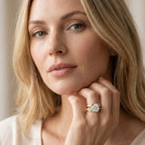Yellow gold Round Solitaire Channel-Set Split Shank Ring with Tension Prong Setting_37