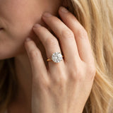 Yellow gold Round Solitaire Engagement Ring with Four-Prong Setting and Classic Band_14