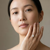 Yellow gold Round Solitaire Twisted Band with Bead Prong Setting_13