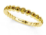Yellow gold Round Yellow Sapphire Bezel Set Eternity Band_8