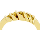 Yellow gold Round Yellow Sapphire Multi-Row Crossover Band_10