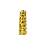 Yellow gold Round Yellow Sapphire Pavé Eternity Band with Shared Prong Setting_23