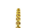 Yellow gold Round Yellow Sapphire Pavé Set Eternity Band with Micro Prong Setting_23