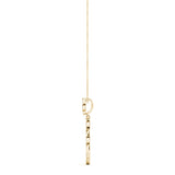 Yellow gold Round and Marquise Diamond Circle Pendant with Bezel and Prong Setting 2