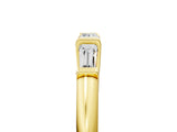 Yellow gold Three-Stone Baguette Cut Channel Set Diamond Band_12