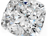 Yellow gold Three-Stone Cushion Cut Diamond Engagement Ring with Pave Band and Prong Setting_3