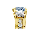 Yellow gold Three-Stone Fancy Blue Heart  Cut Diamond Ring with Channel-Set Band and Four-Prong Setting_56