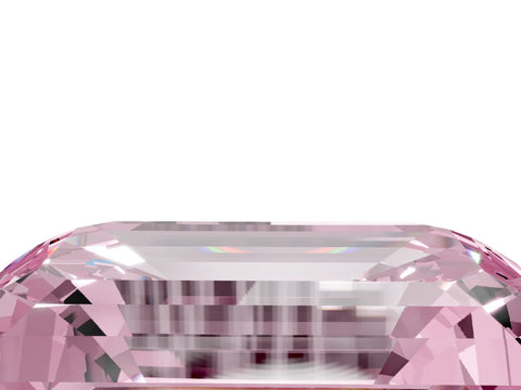 Yellow gold Three-Stone Fancy Pink Emerald Cut Diamond Engagement Ring with Pave Band and Prong Setting_5